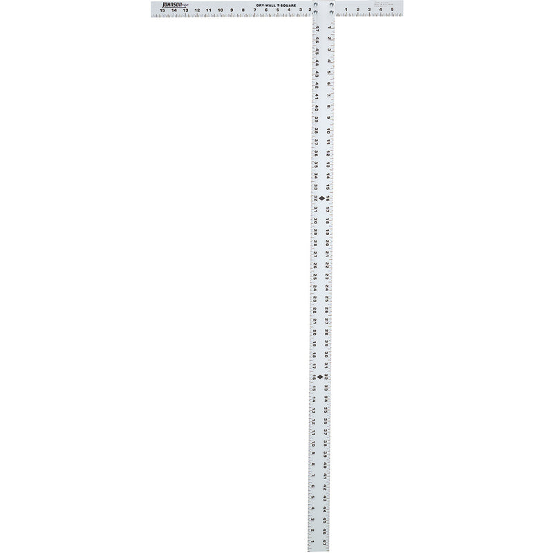 JOHNSON LEVEL & TOOL MFG CO INC, Johnson 48 in. L Aluminum Drywall T-Square