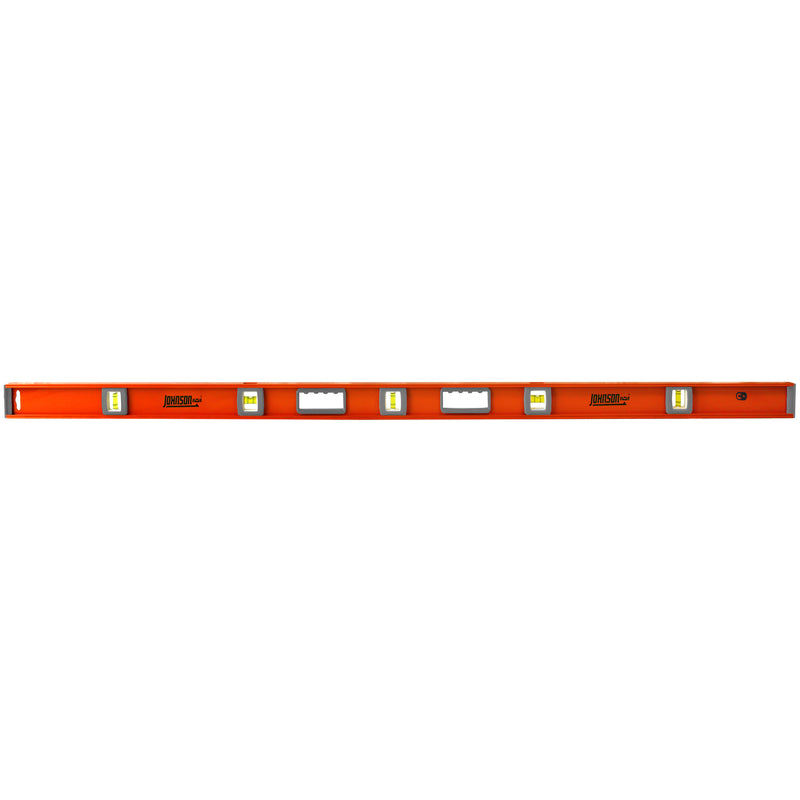 Johnson, Johnson 78 in. Aluminum Magnetic Heavy Duty I-Beam Level 5 vial