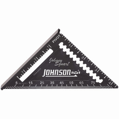 JOHNSON LEVEL & TOOL MFG CO INC, Johnson Johnny Square 4-1/2 in. L Aluminum Professional Easy-Read Finish Square