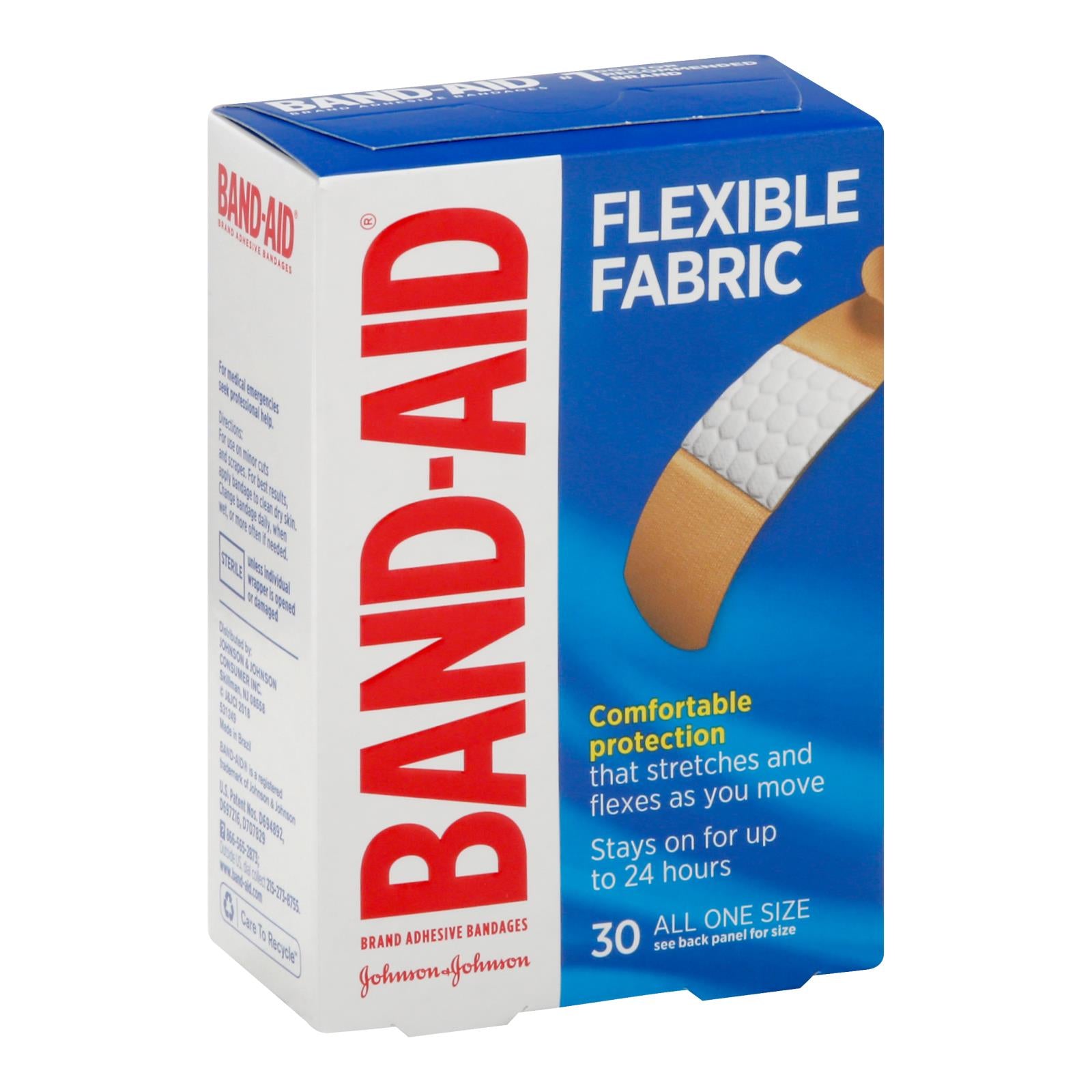 Johnson S.C. & Sons Inc., Johnson & Johnson - Bandage Flex Fabric 1 Size - 1 Each 1-30 CT