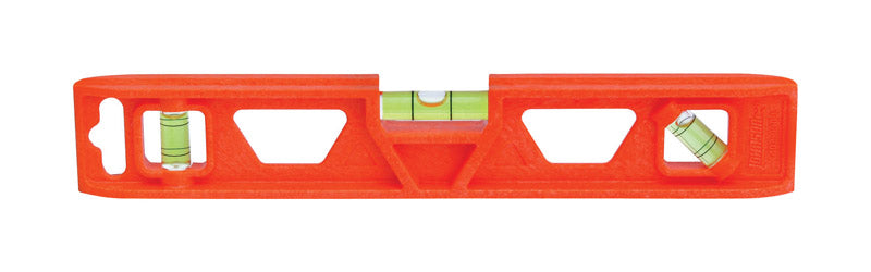 JOHNSON LEVEL & TOOL MFG CO INC, Johnson Structo-Cast 9 in. Plastic Torpedo Level 3 vial