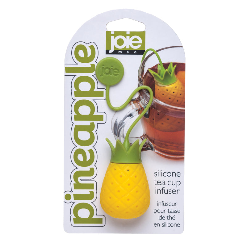 HAROLD IMPORT CO INC, Joie 10080 7 X 0.25 X 1 Yellow & Green Pineapple Tea Infuser