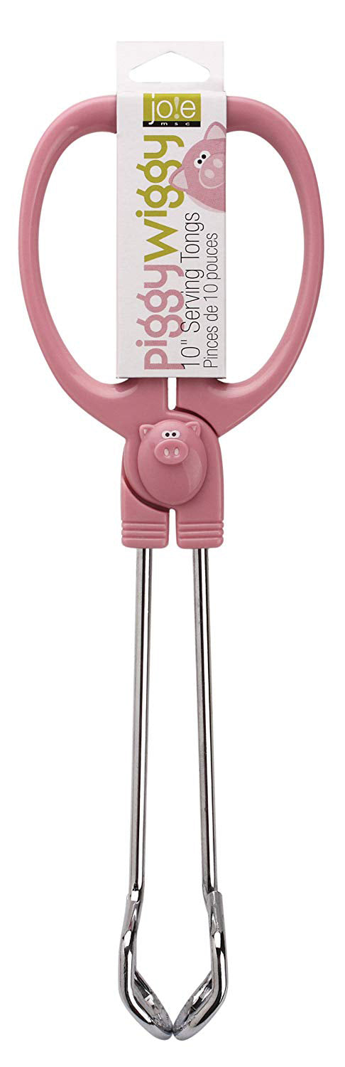 Harold Import Co., Joie 78069 10 Pink Piggy Wiggy Serving Tongs