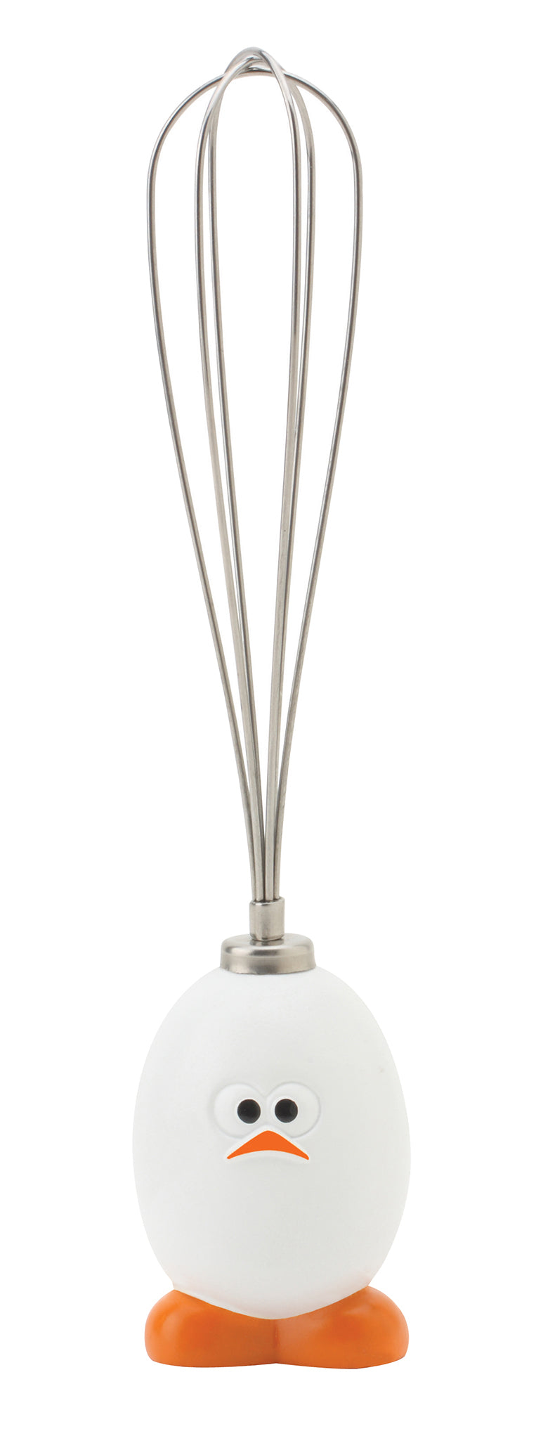 Harold Import Co., Joie 96019 2.5 X 1.5 X 6.75 Silver & White Whisky Egg Whisk