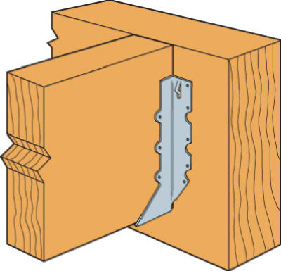 Simpson Strong Tie, Joist Hanger, Galvanized Steel, 2 x 10-In.