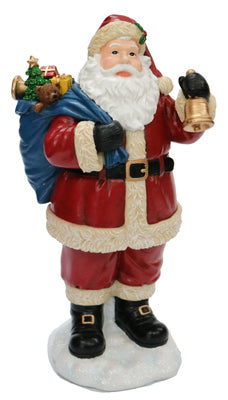 Natures Mark Llc-Import, Jolly Santa Table-Top Character, 10.5-In.