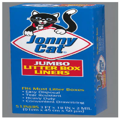 OIL-DRI CORP OF AMERICA, Jonny Cat Litter Box Liners 5 pk