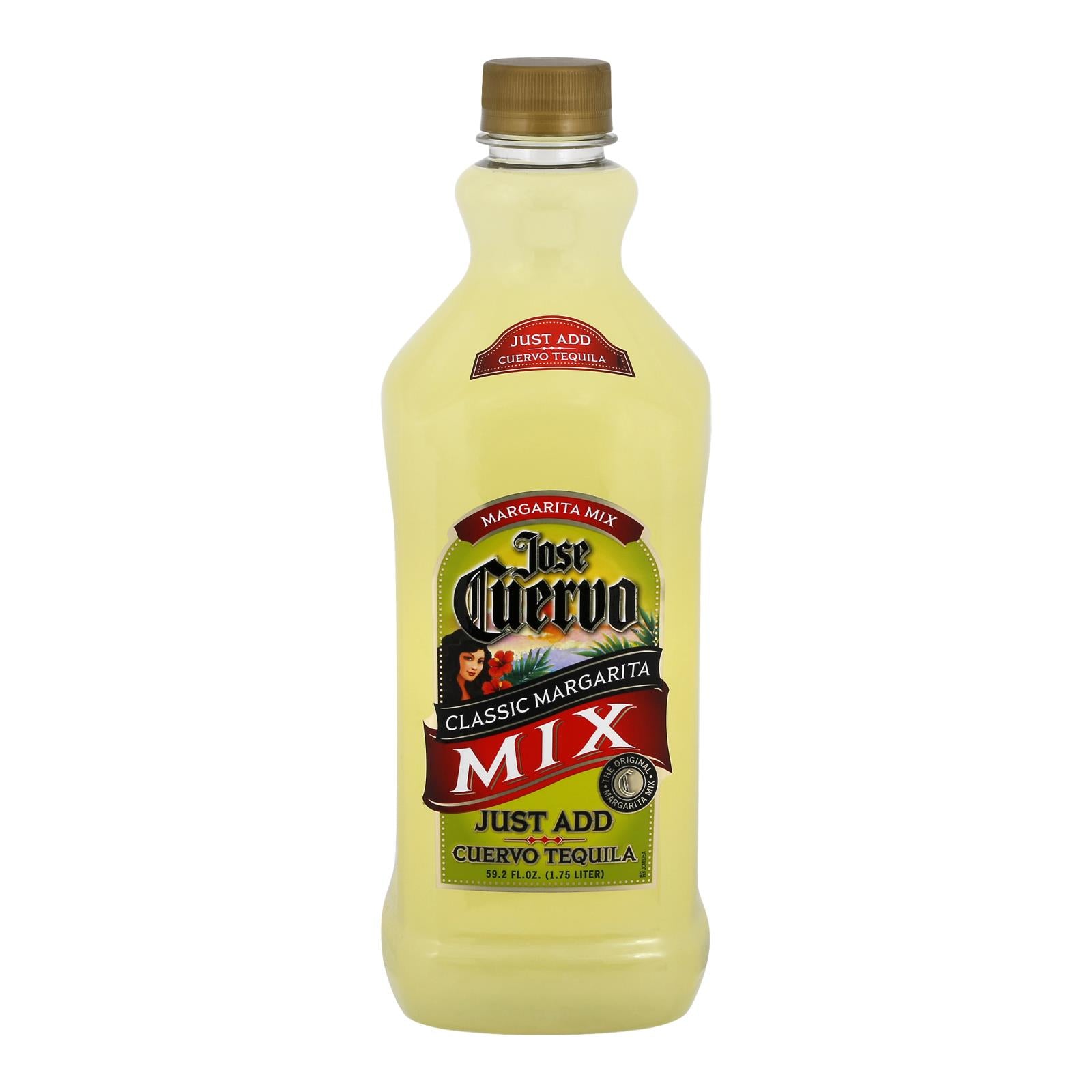 Jose Cuervo, Jose Cuervo - Original Margarita Mix - Classic Lime - Case of 6 - 59.2 fl. oz. (Pack of 6)