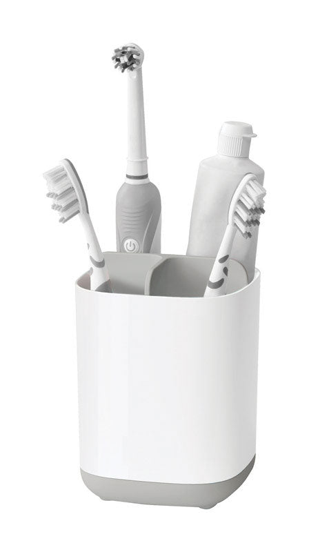 JOSEPH JOSEPH INC, Joseph Joseph Gray/White Plastic Toothbrush Holder