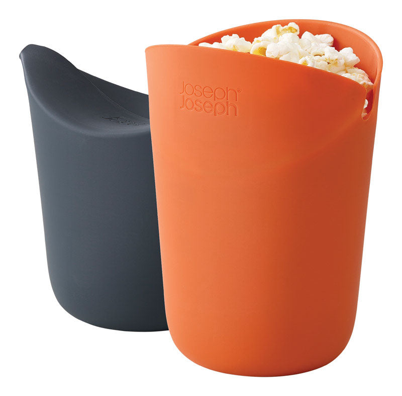 JOSEPH JOSEPH INC, Joseph Joseph M-Cuisine Black/Orange 8 oz Air Microwave Popcorn Popper