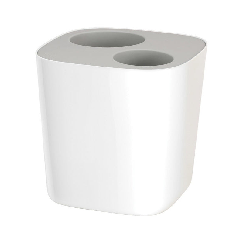 JOSEPH JOSEPH INC, Joseph Joseph Split 2 gal White Polypropylene Recycling Wastebasket