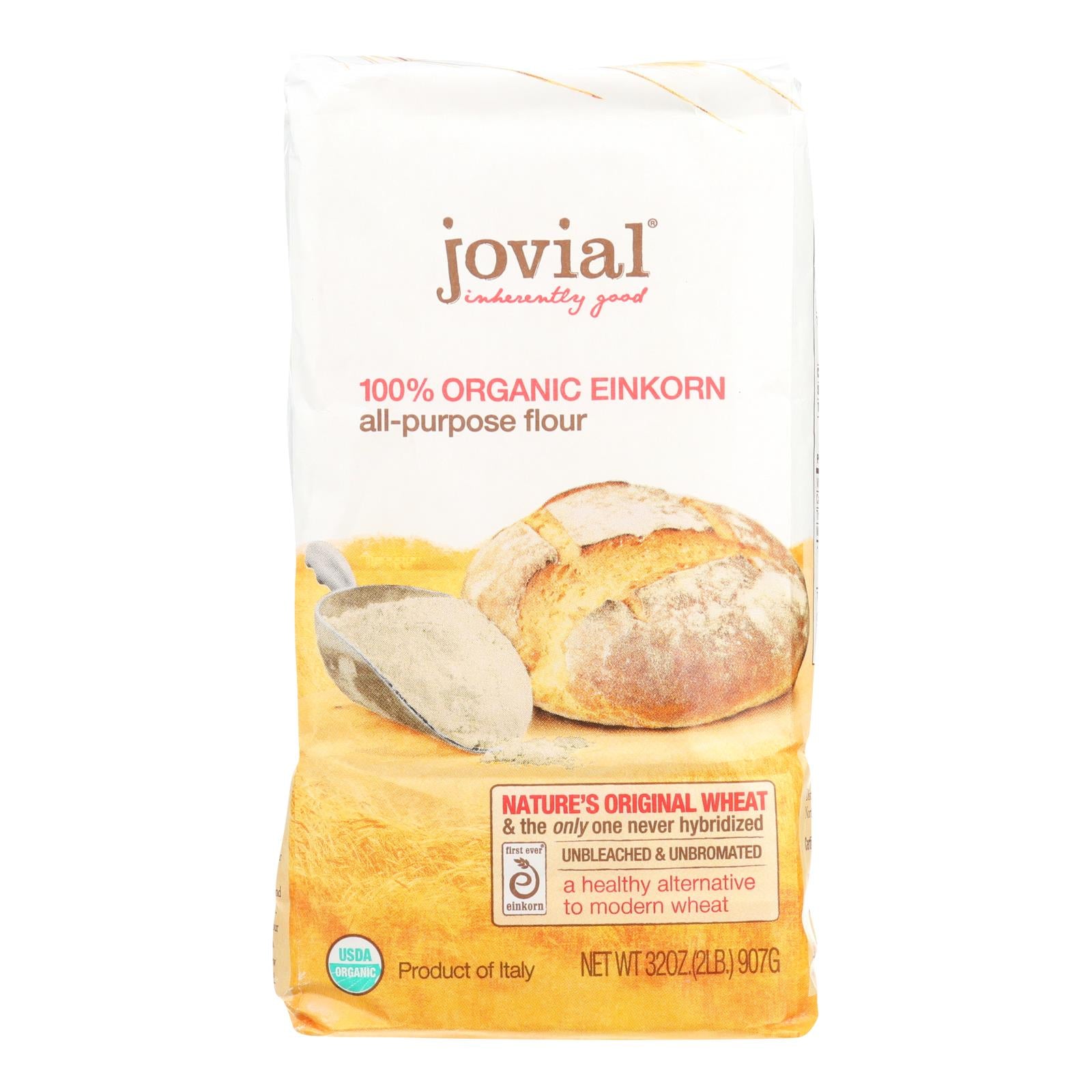 Jovial, Jovial - Flour - Organic - Einkorn - All-Purpose - 32 oz - case of 10 (Pack of 10)