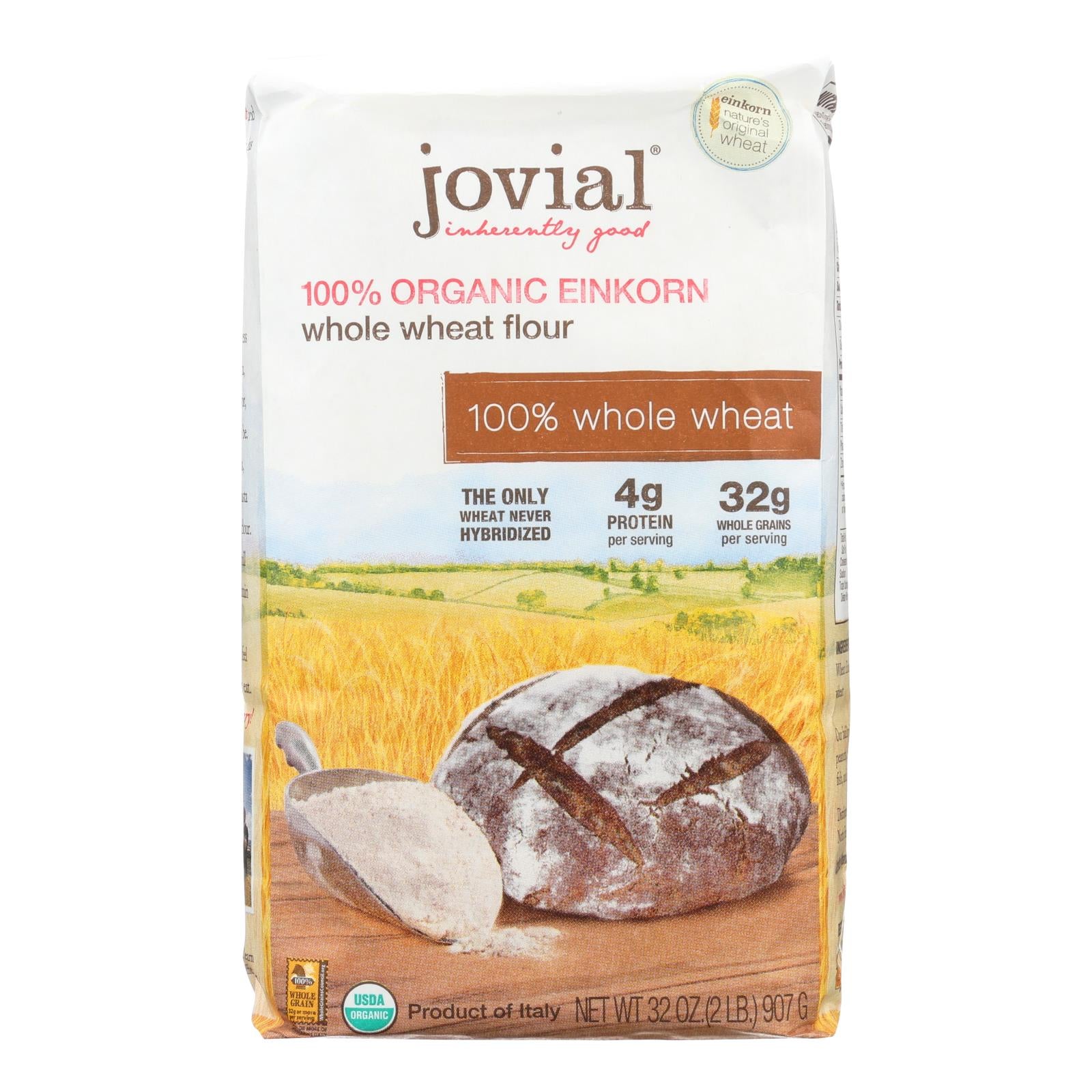 Jovial, Jovial - Organic Einkorn Wheat Berries - Case of 10 - 32 oz. (Pack of 10)