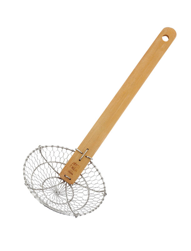 ESCALI, Joyce Chen Natural Bamboo/Stainless Steel Strainer