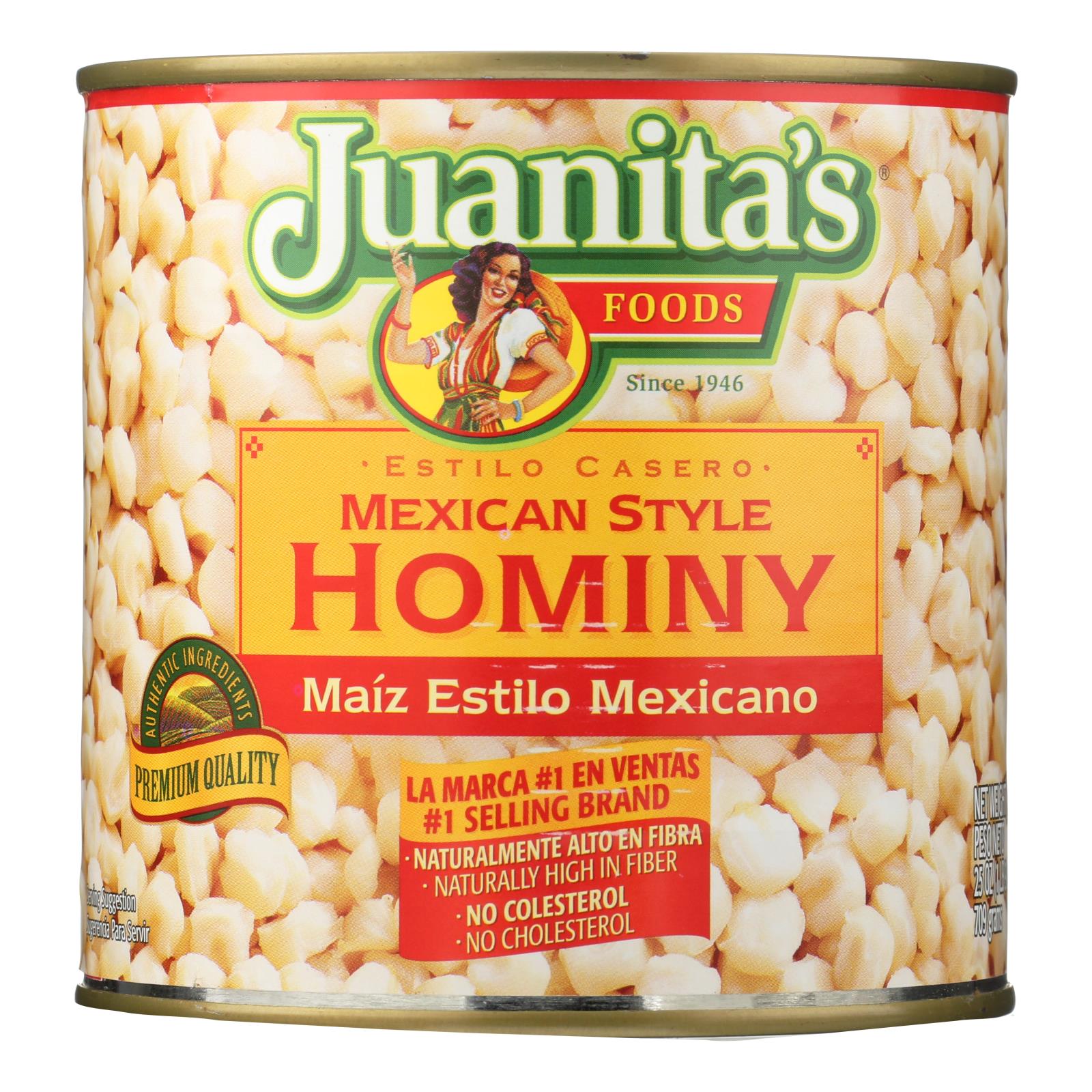 Juanita'S Foods, Juanita's Foods - Hominy - Mexican Style - Case of 12 - 25 oz. (Pack of 12)