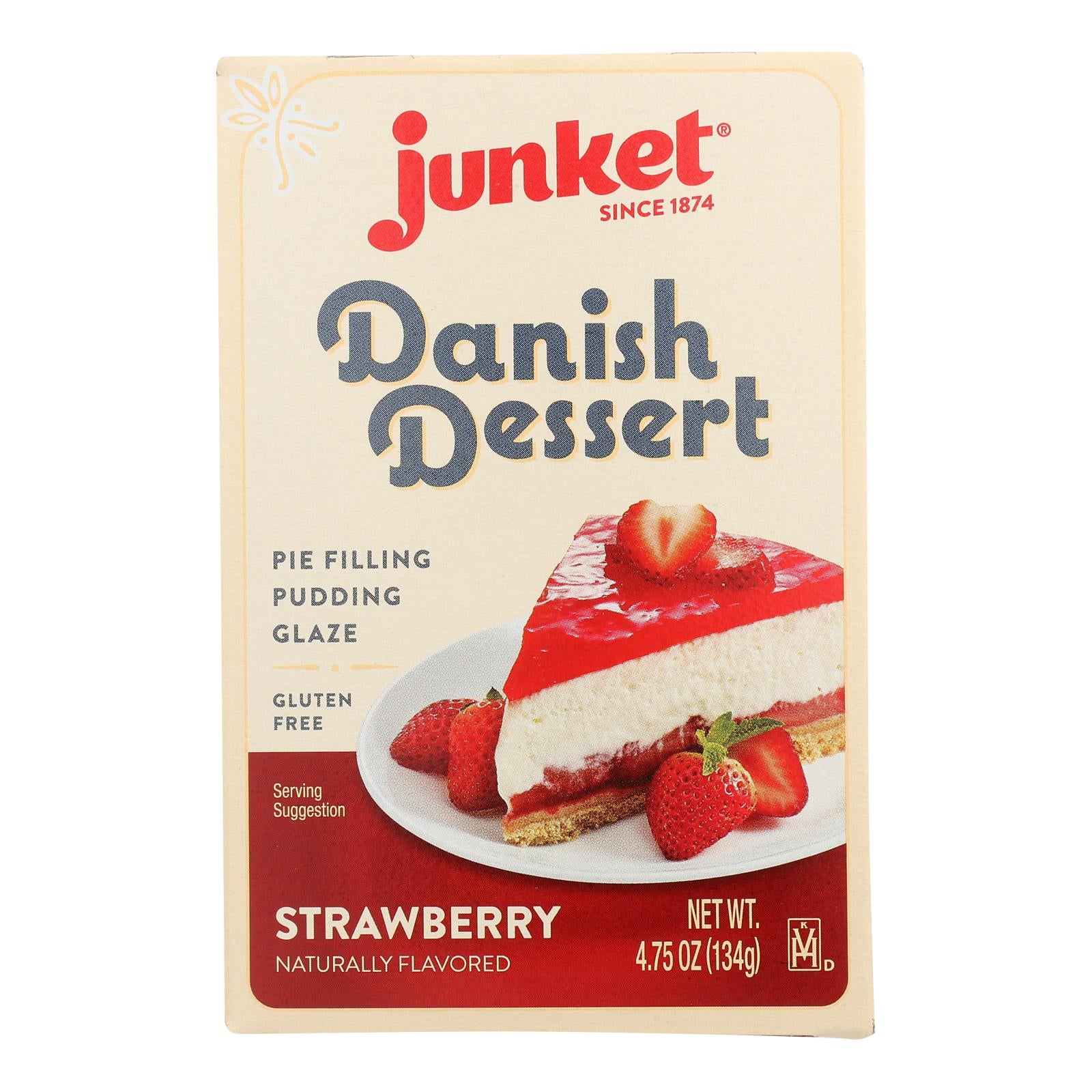 Junket, Junket - Dsrt Mix Strawberry - Case of 12-4.75 OZ (Pack of 12)