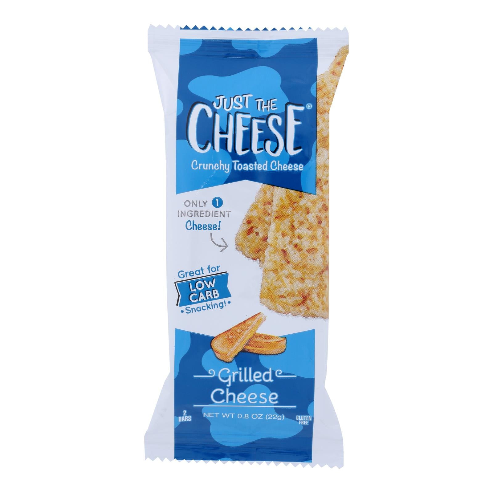 Just The Cheese, Just The Cheese - Bars Grilled Cheese - Case of 12 - .8 OZ (Pack of 12)