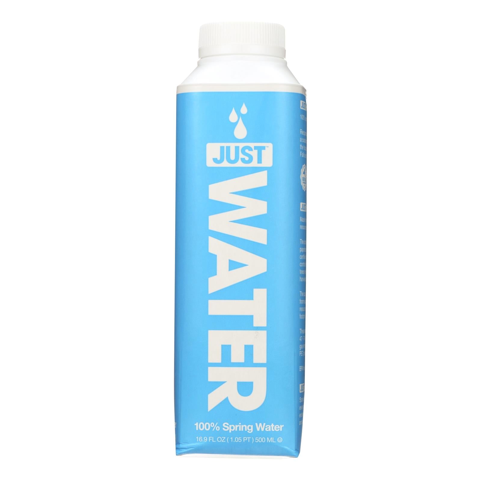 Just Water, Just Water - 500 Ml - Case of 12 - 500 ml (Pack of 12)