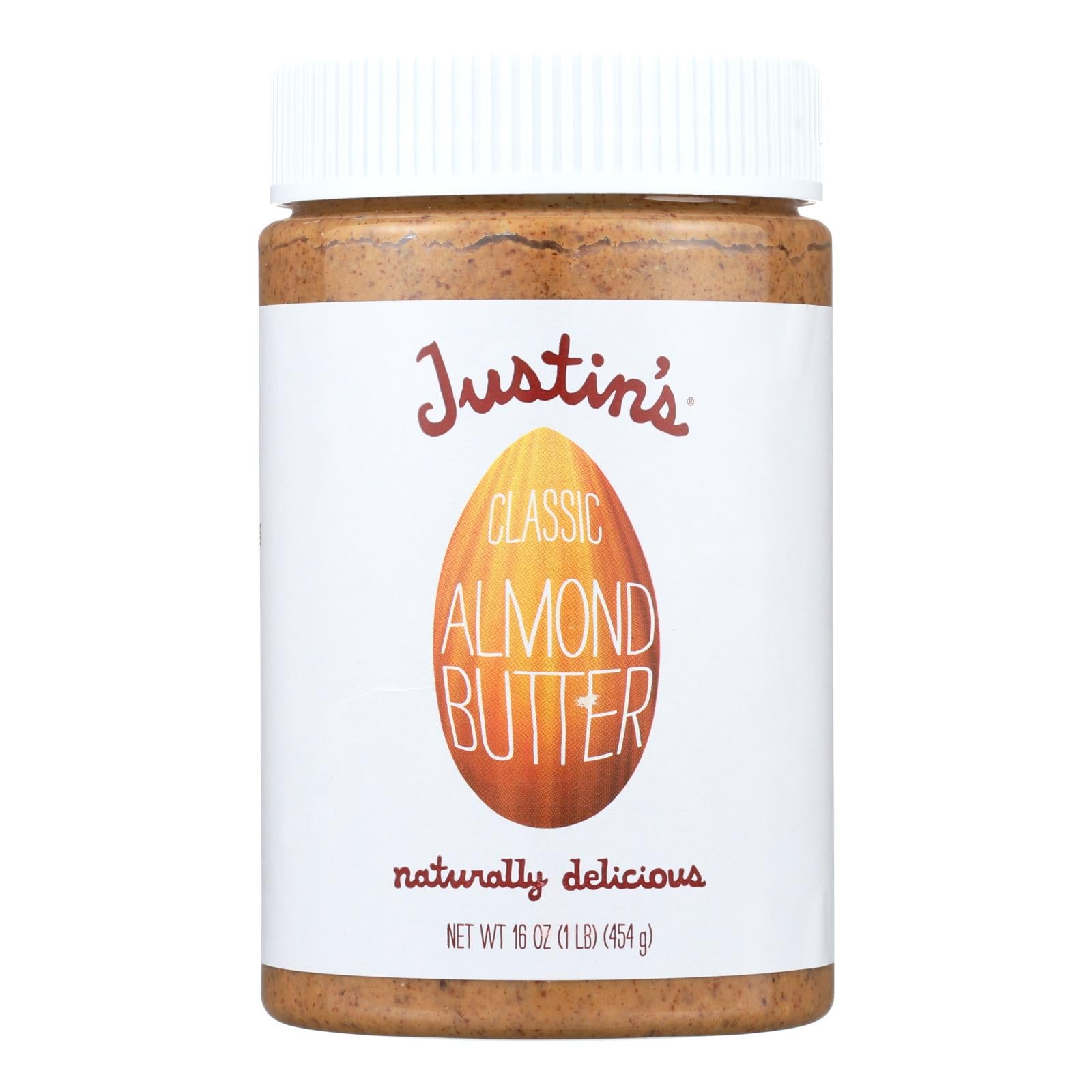 Justin'S Nut Butter, Justin's Nut Butter Almond Butter - Classic - Case of 6 - 16 oz. (Pack of 6)