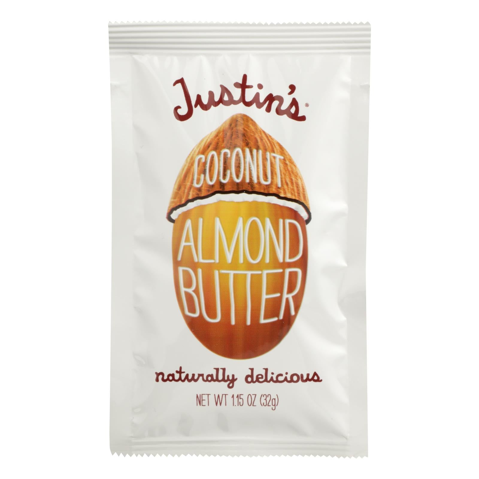 Justin'S Nut Butter, Justin's Nut Butter - Almond Butter Coconut Squeeze - Case of 10 - 1.15 OZ (Pack of 10)