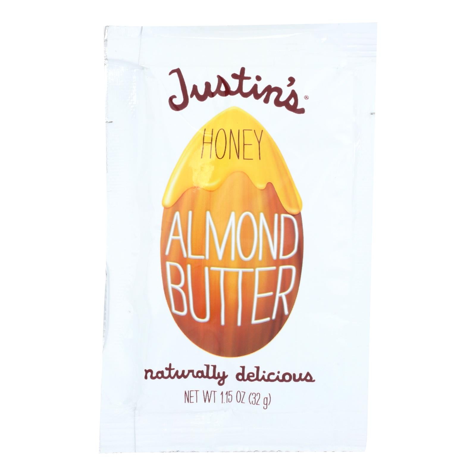 Justin'S Nut Butter, Justin's Nut Butter Squeeze Pack - Almond Butter - Honey - Case of 10 - 1.15 oz. (Pack of 10)