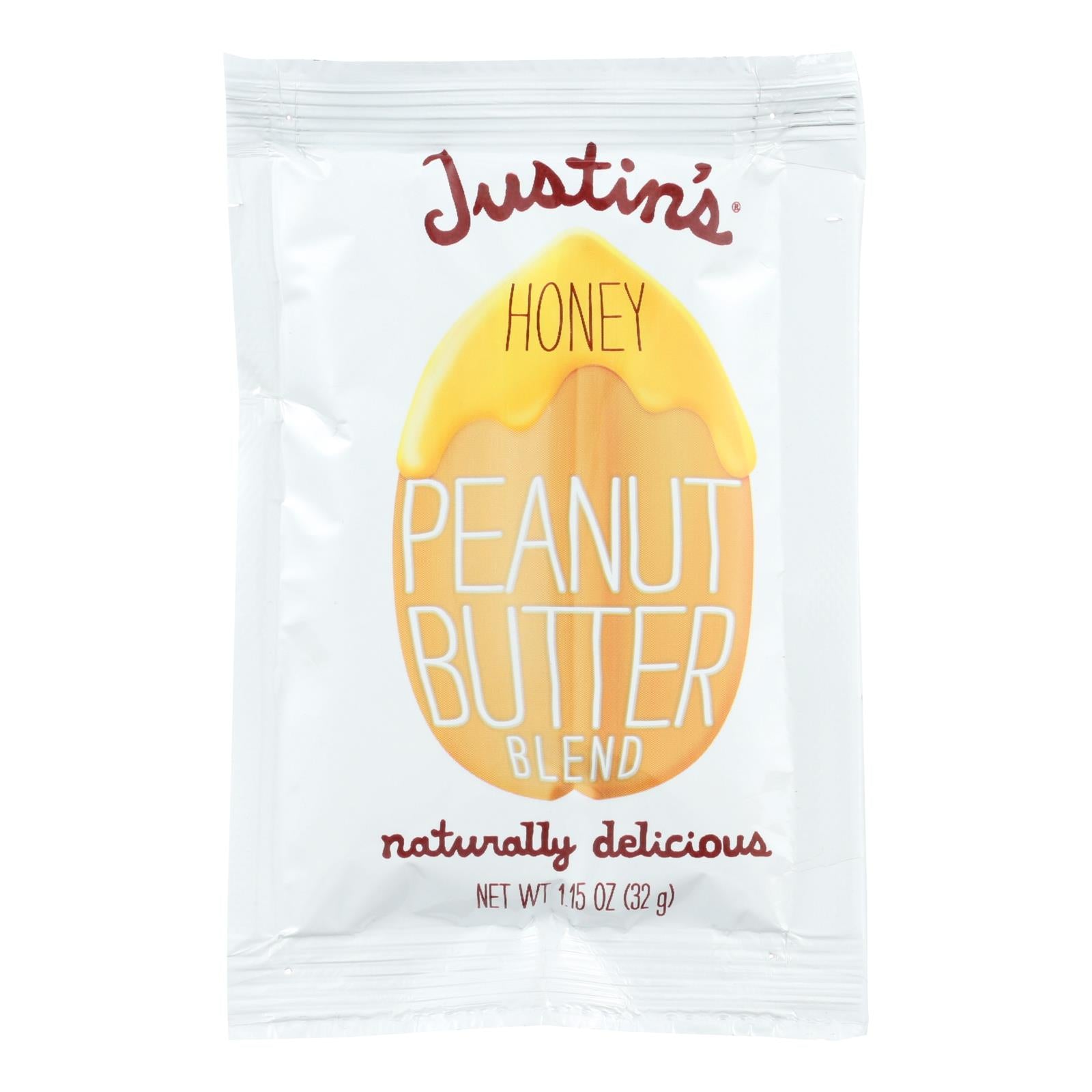 Justin'S Nut Butter, Justin's Nut Butter Squeeze Pack - Peanut Butter - Honey - Case of 10 - 1.15 oz. (Pack of 10)