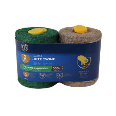 Richelieu America Ltd., Jute Twine + Bonus Cutter 2-Pk., 500-Ft.