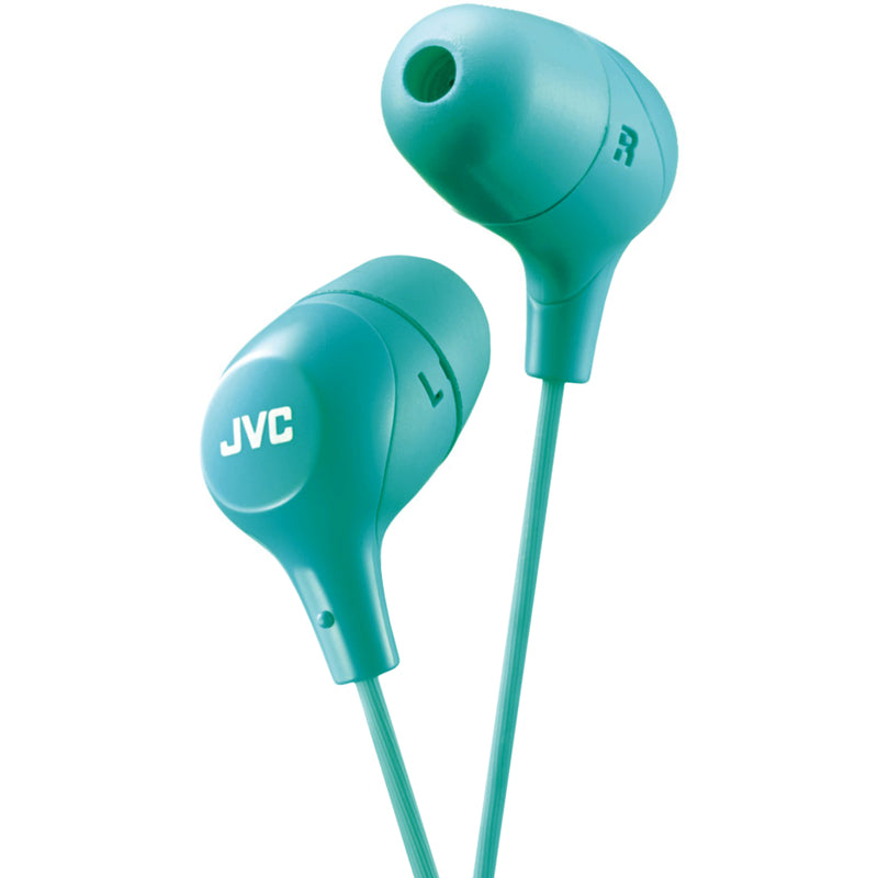 JENSEN DISTRIBUTIONS SERVICES, Jvc Hafx38g Green Marshmallow Inner-Ear Headphones