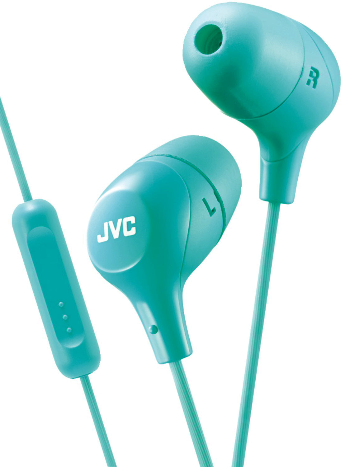 JENSEN DISTRIBUTIONS SERVICES, Jvc Hafx38mg Green Marshmallow Inner Ear Headphones With Mic & Remote