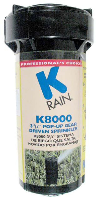 K Rain, K Rain K8000 Pop-Up Gear Drive Sprinkler 3-3/4 in.