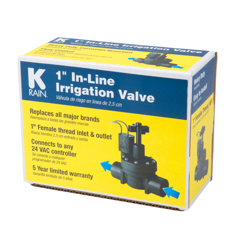 K Rain, K-Rain Pro Series 150 Female In-Line Valve 1 in. 150 psi