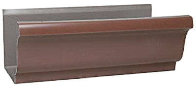 Amerimax Home Products, K-Style Gutter, Brown Galvanized Steel, 4-In. x 10-Ft. (Pack of 10)