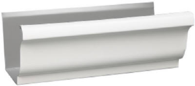 Amerimax Home Products, K-Style Gutter, White Galvanized Steel, 5-In. x 10-Ft. (Pack of 10)