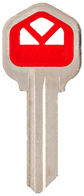 Kaba Ilco Corp, KABA ILCO KWIKSET RED KEY BLANK (Pack of 5)