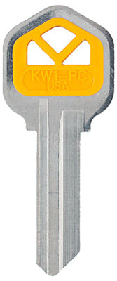 Kaba Ilco Corp, KABA ILCO KWIKSET YELLOW KEY BLANK (Pack of 5)