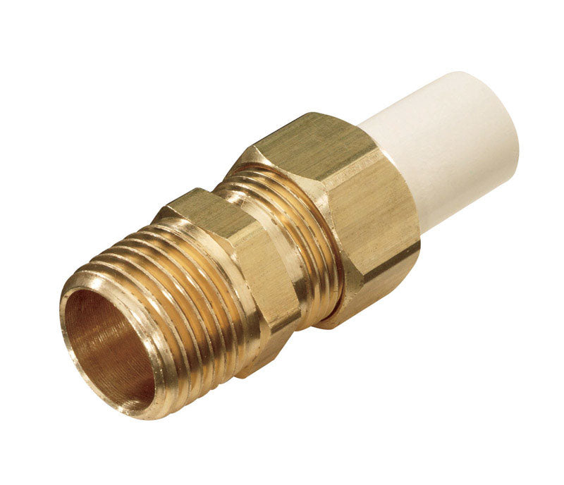 KING BROTHERS INDUSTRIES, KBI  Schedule 40  3/4 in. MPT   x 3/4 in. Dia. CTS  CPVC/Brass  Transition Union