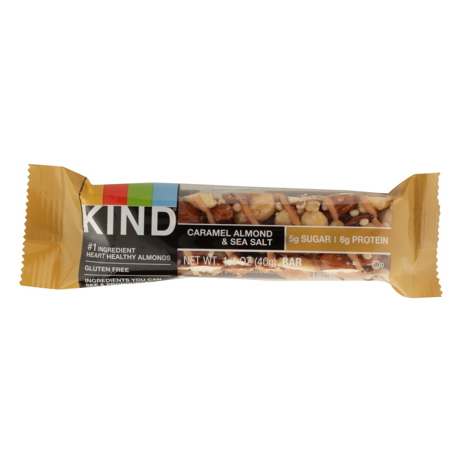 W H EDWARDS CO, KIND Caramel, Almond, Sea Salt Candy Bar 1.4 oz. (Pack of 12)