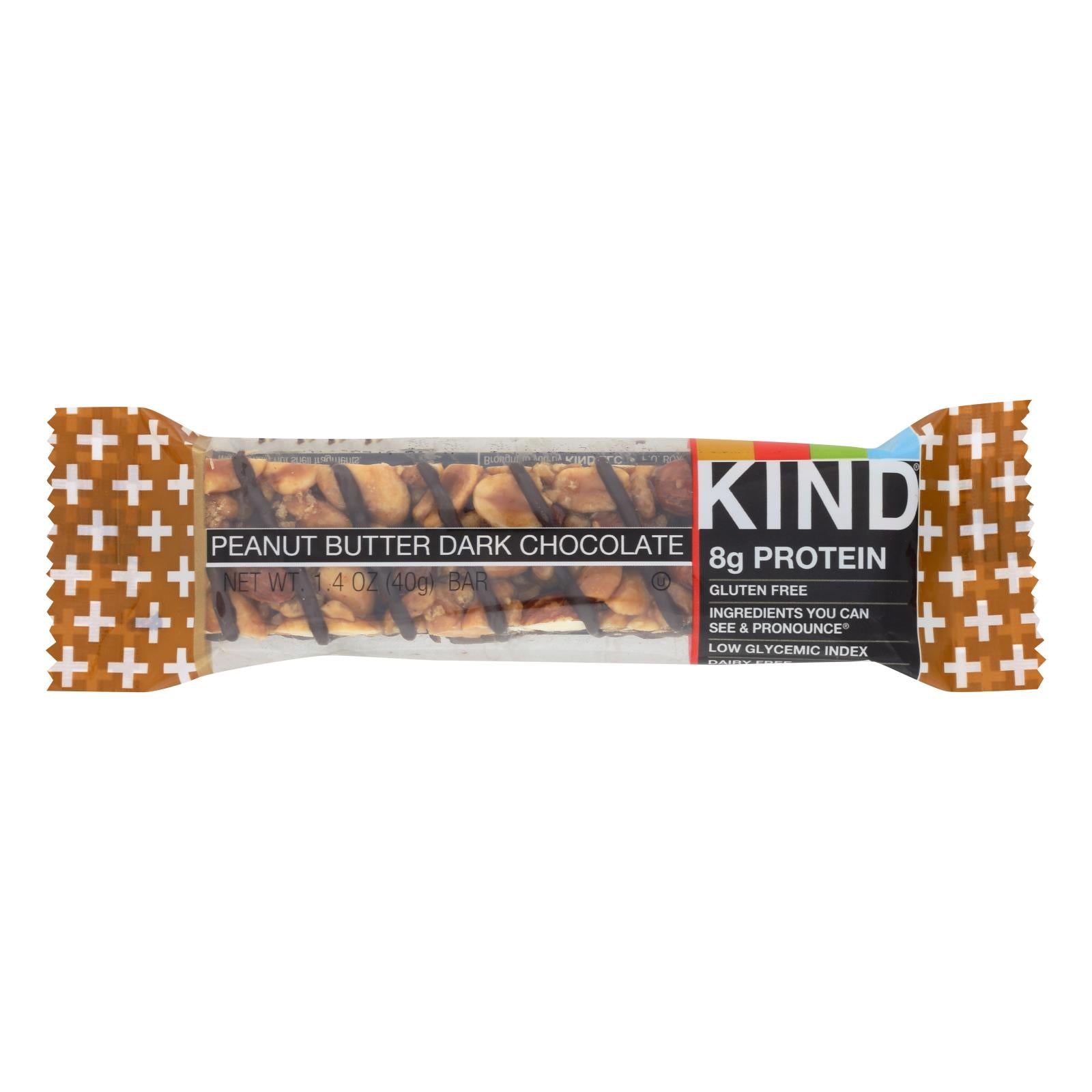 W H EDWARDS CO, KIND Plus Peanut Butter Dark Chocolate Granola Bar 1.4 oz. Packet (Pack of 12)