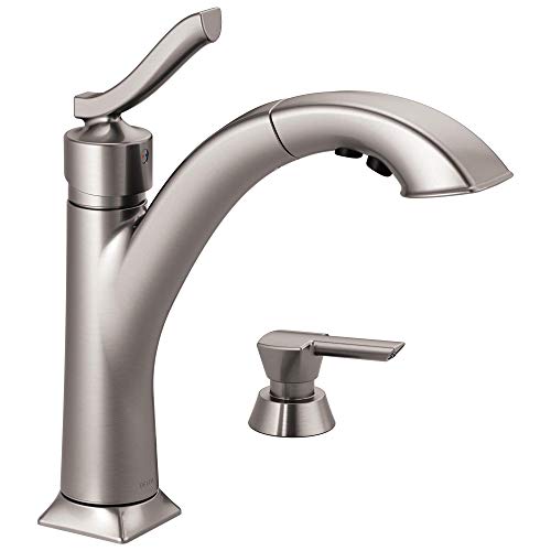 Delta, KINE P/O KITCHEN FAUCET W/SP ST