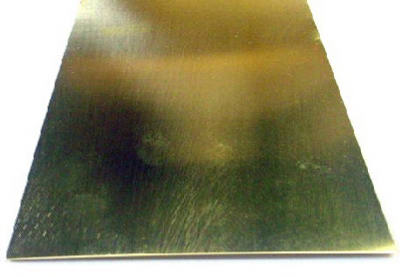 K&S, K&S 0.005 in. x 4 in. W x 10 in. L Brass Sheet Metal (Pack of 6)