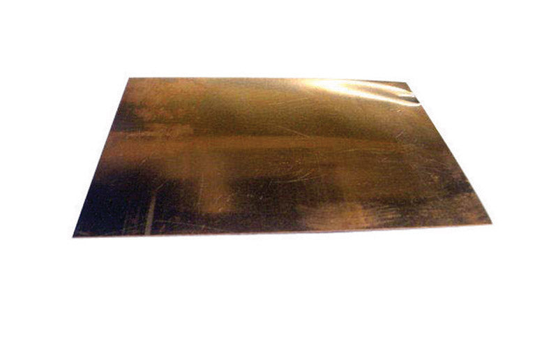 K&S, K&S 0.008 in. X 6 in. W X 12 in. L Coated Bright Phosphorus Bronze Plain Sheet Metal