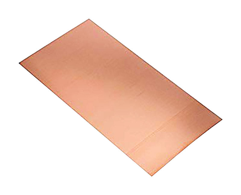 K&S, K&S 0.016 in. X 6 in. W X 12 in. L Copper Plain Sheet Metal