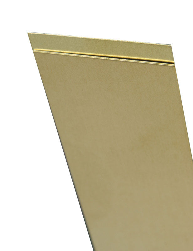 K&S, K&S 0.016 in. x 1 in. W x 36 in. L Brass Metal Strip (Pack of 5)