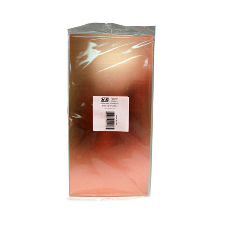 K&S, K&S 0.025 in. X 6 in. W X 12 in. L Copper Plain Sheet Metal