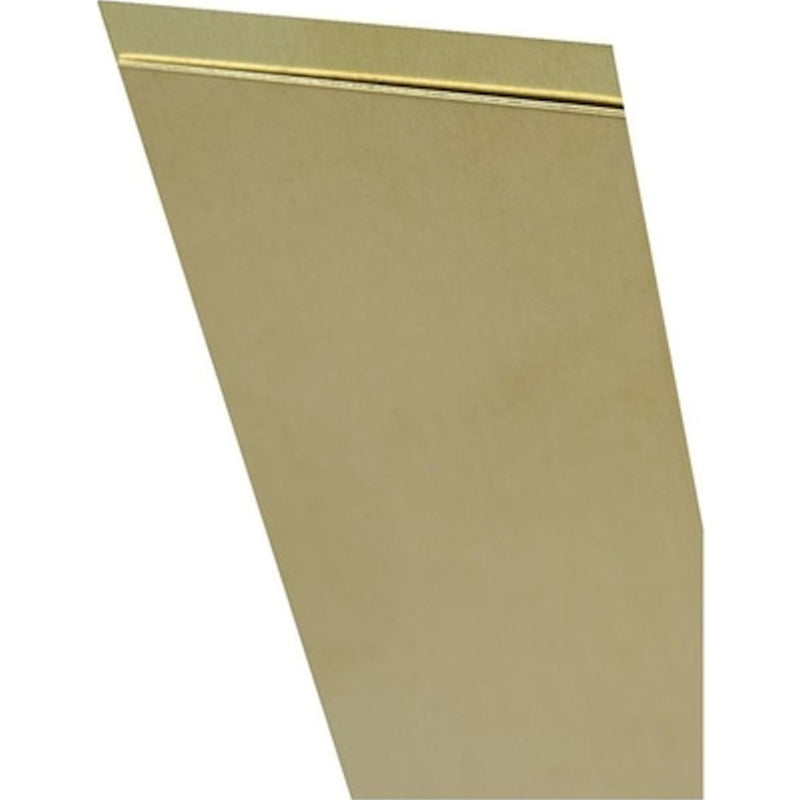 K&S, K&S 0.032 in. x 1/2 in. W x 36 in. L Brass Metal Strip (Pack of 5)