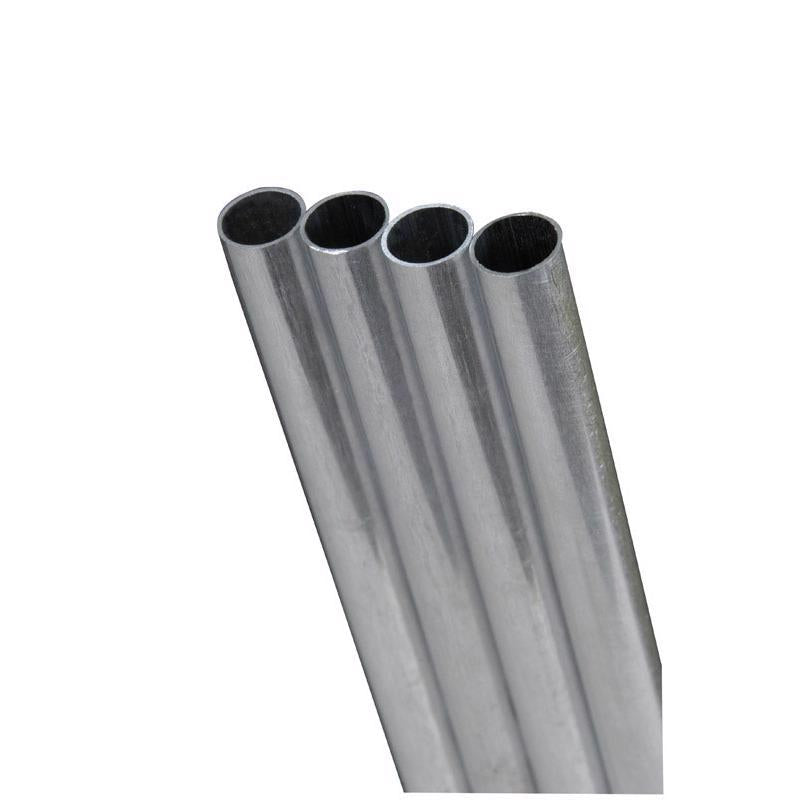 K&S, K&S 1/2 in. D X 1 ft. L Round Aluminum Tube