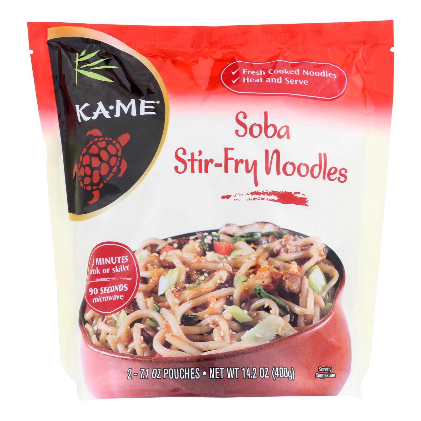 Ka'Me, Ka'Me Soba Stir Fry Noodles - Case of 6 - 14.2 oz. (Pack of 6)