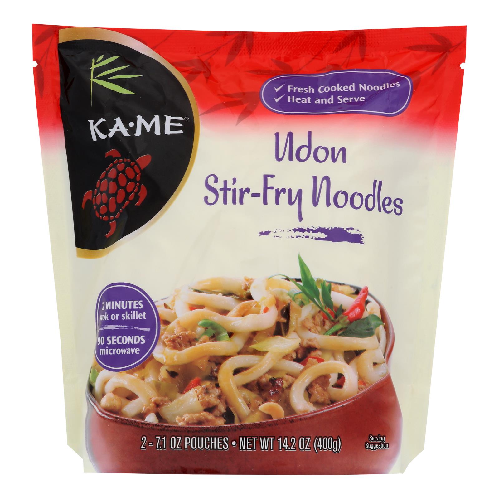 Ka'Me, Ka'Me Udon Stir Fry Noodles - Case of 6 - 14.2 oz. (Pack of 6)