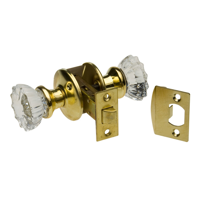 ILCO KABA CORP, Kaba Ilco Crystal Bright Brass Mortise Lockset Grade 3 (Pack of 5).