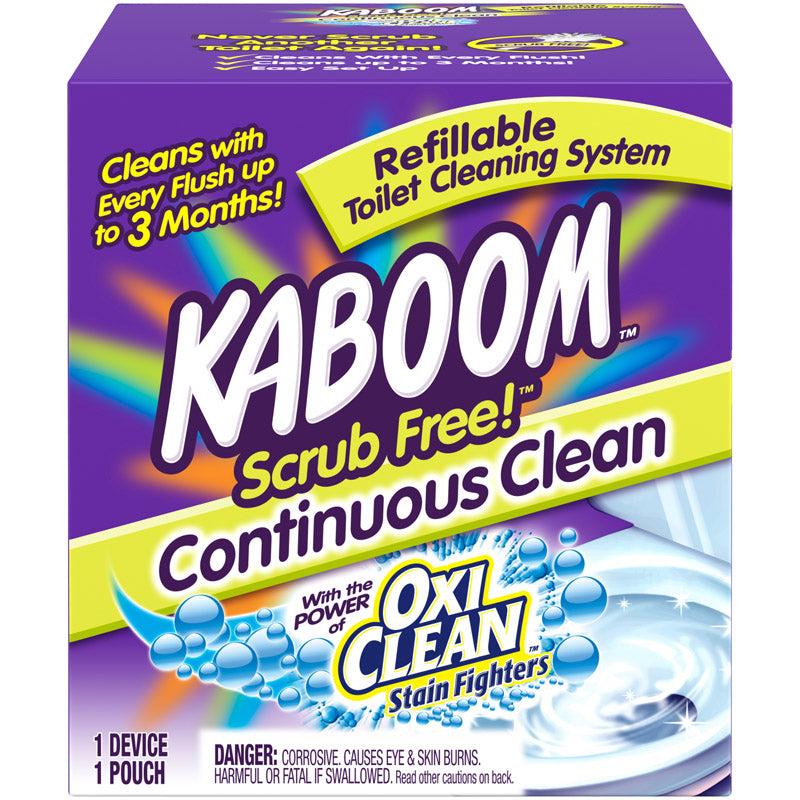 CHURCH & DWIGHT, Kaboom Scrub Free Clean Scent Toilet Bowl Cleaner 1.38 oz Tablet